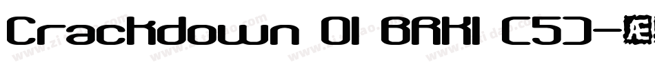 Crackdown O1 BRK1 (5)字体转换